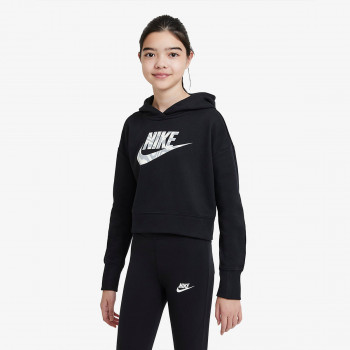 NIKE Суитшърт Sportswear Older Kids' (Girls') Cropped Hoodie 