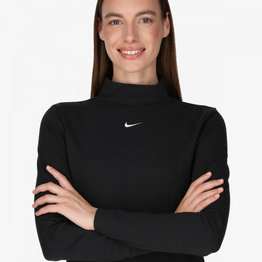 NIKE Блуза с дълъг ръкав W NSW ESSNTL MOCK LS TOP 