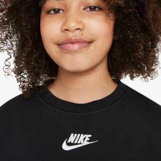NIKE Блуза с дълъг ръкав G NSW CLUB FLC BF CREW LBR 