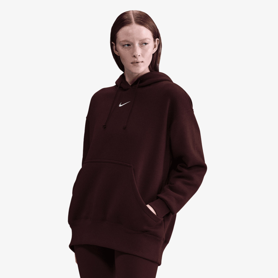 NIKE Суитшърт W NSW PHNX FLC OS PO HOODIE 