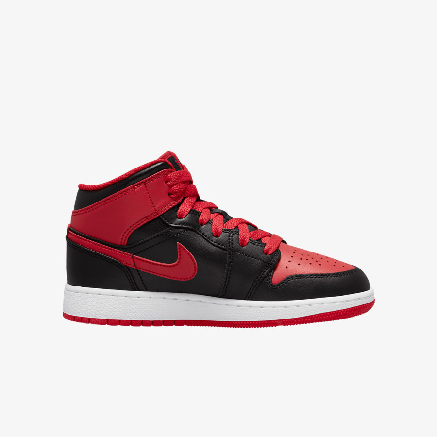 NIKE Спортни обувки AIR JORDAN 1 MID (GS) 