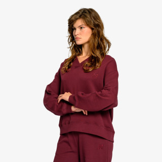 DOT Суитшърт DOT LADIES V NECK SWEATSHIRT 