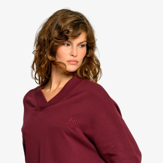 DOT Суитшърт DOT LADIES V NECK SWEATSHIRT 