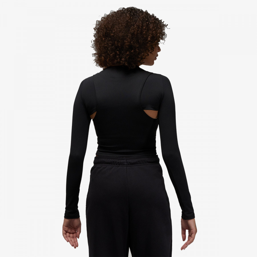 NIKE Тенискa W J SPT LS 2IN1 TOP 