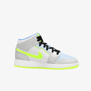 NIKE Спортни обувки AIR JORDAN 1 MID SE (GS) 