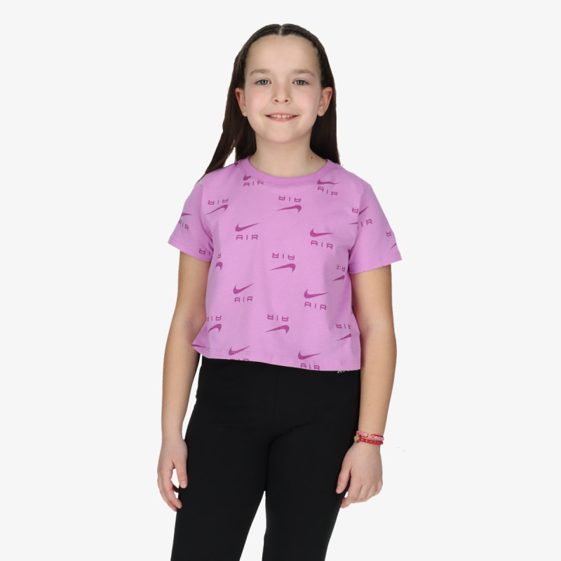 NIKE Тенискa G NSW TEE CROP AIR AOP