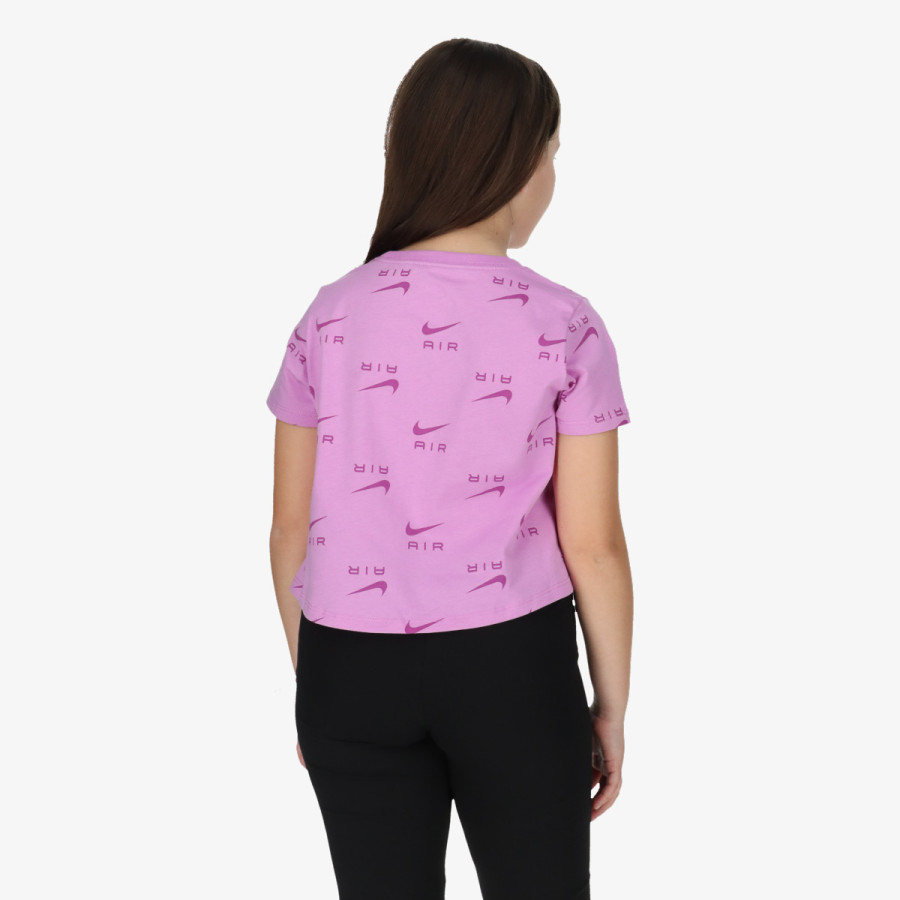 NIKE Тенискa G NSW TEE CROP AIR AOP