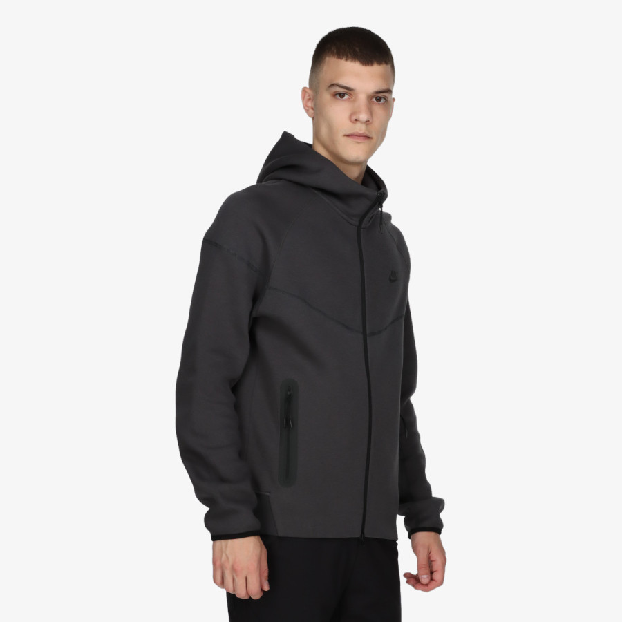 NIKE Суитшърт M NK TCH FLC FZ WR HOODIE 