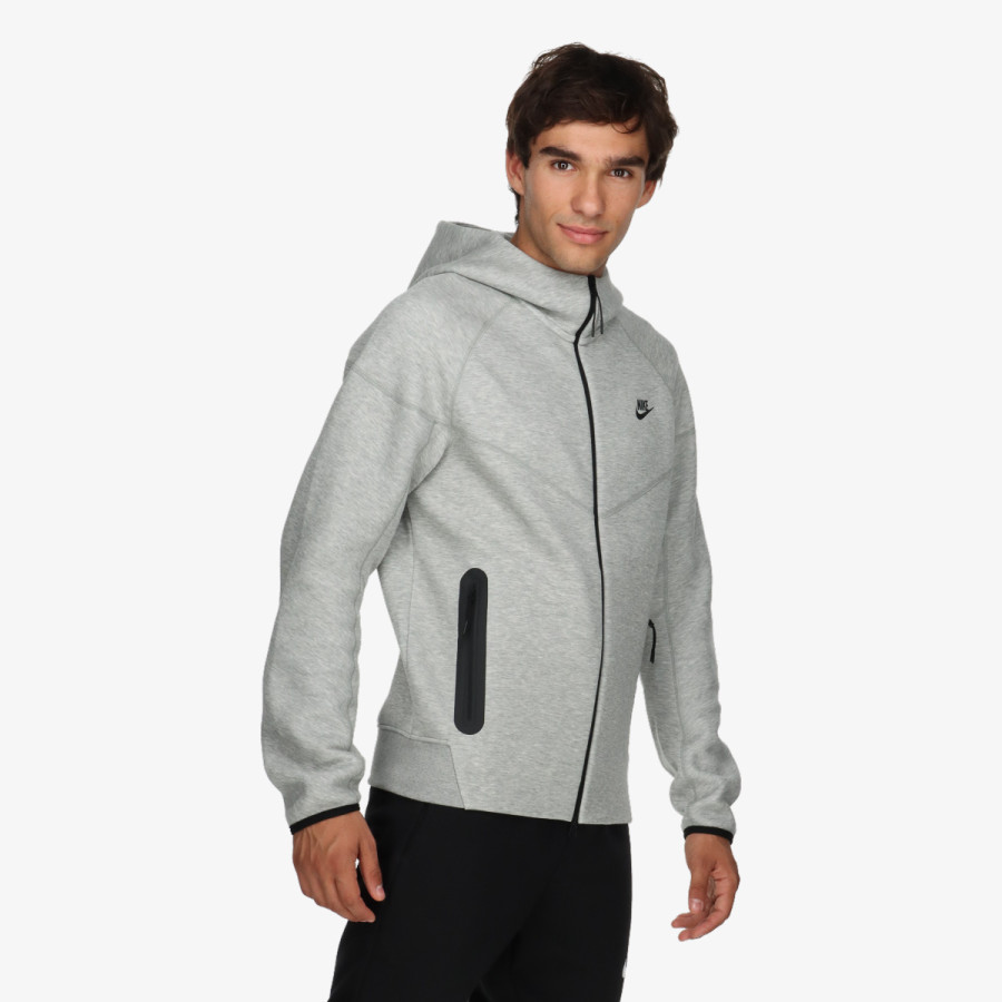 NIKE Суитшърт M NK TCH FLC FZ WR HOODIE 