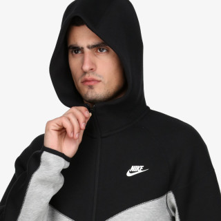 NIKE Суитшърт M NK TCH FLC FZ WR HOODIE 