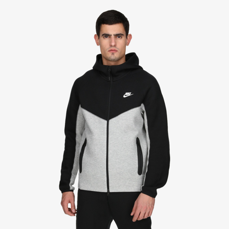 NIKE Суитшърт M NK TCH FLC FZ WR HOODIE 