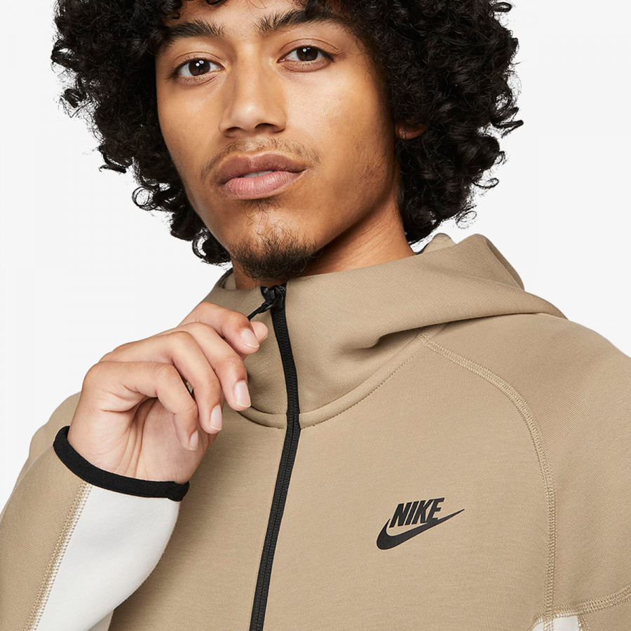 NIKE Суитшърт M NK TCH FLC FZ WR HOODIE 