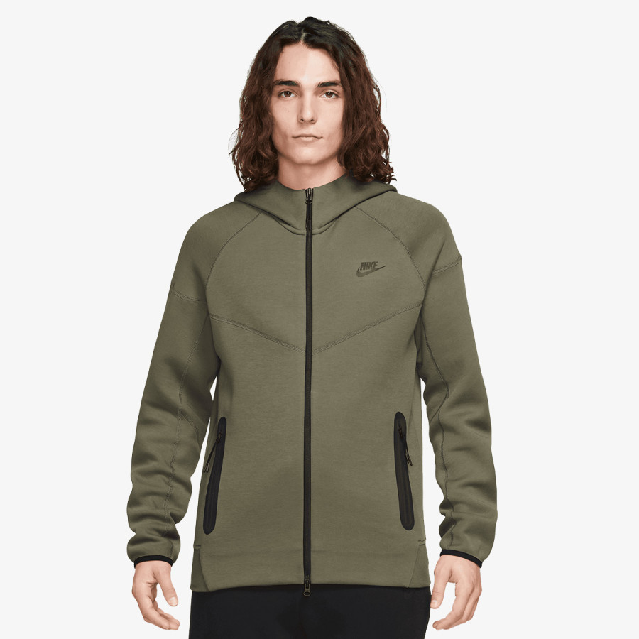 NIKE Суитшърт M NK TCH FLC FZ WR HOODIE 