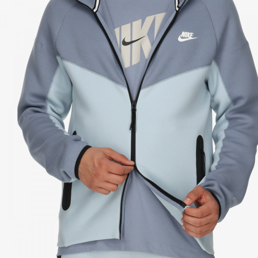 NIKE Суитшърт M NK TCH FLC FZ WR HOODIE 