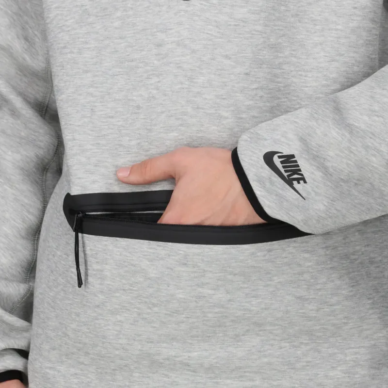 NIKE Блуза с дълъг ръкав M NK TCH FLC HZ TOP 