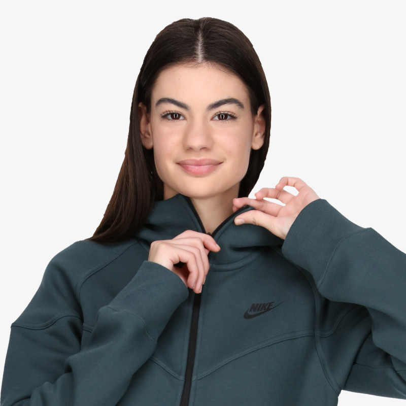 NIKE Суитшърт W NSW TCH FLC WR FZ HDY 