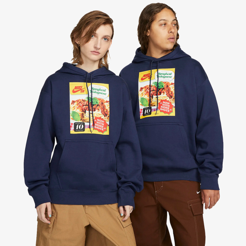 NIKE Суитшърт U NK SB FLC PO SLOWBURN GFX 