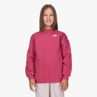 NIKE Суитшърт G NSW CLUB FLC OVRSZD CREW LBR 