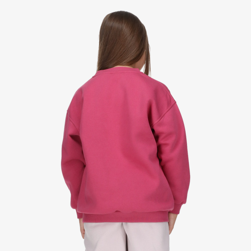 NIKE Суитшърт G NSW CLUB FLC OVRSZD CREW LBR 