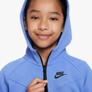 NIKE Суитшърт G NSW TCH FLC HD FZ LS 