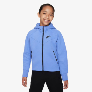 NIKE Суитшърт G NSW TCH FLC HD FZ LS 
