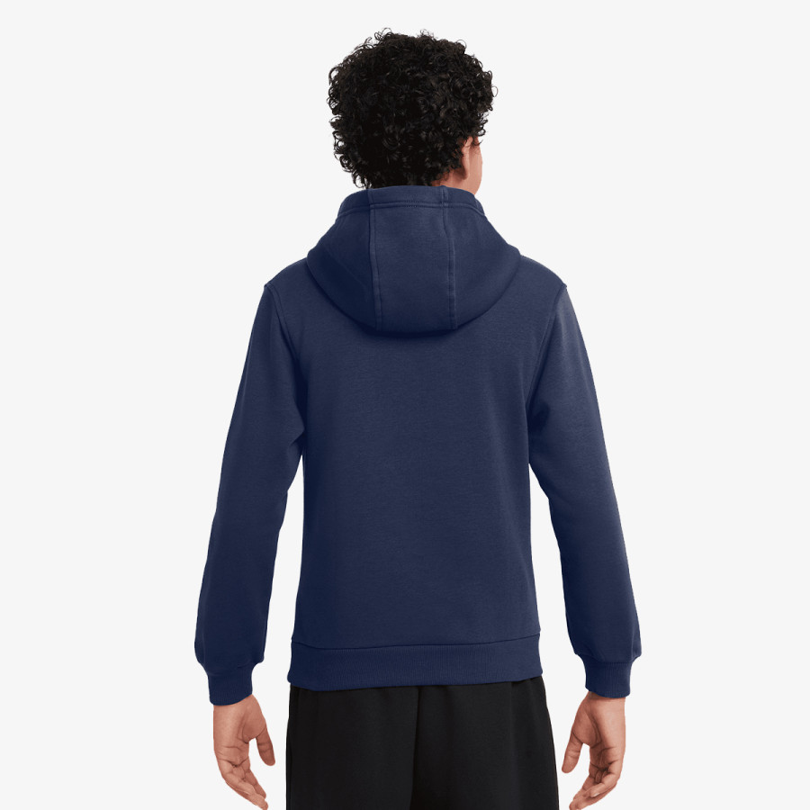 NIKE Суитшърт K NSW CLUB FLC HDY LBR 