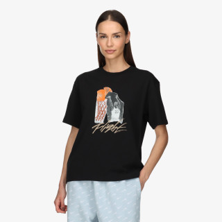 NIKE Тенискa W J SS COLLAGE GF TEE 