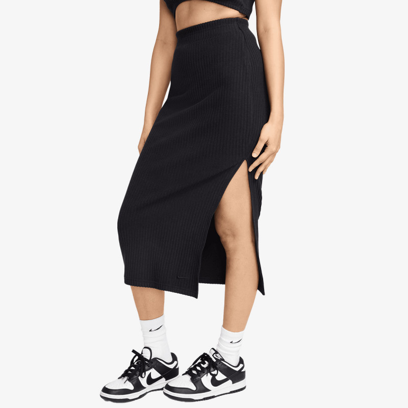 NIKE Пола W NSW NK CHLL KNT RIB MD SKIRT 
