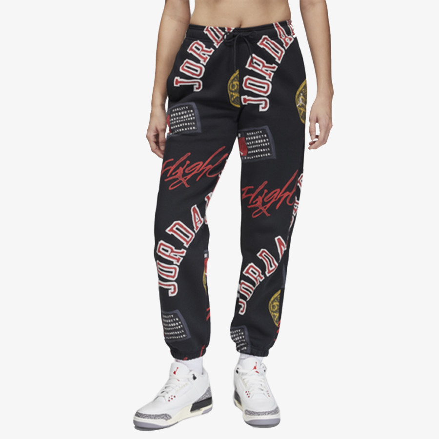 NIKE Долнищe W J BRKLN AOP FLC PANT 