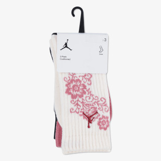 JORDAN Чорапи JHG FLORAL LACE 3PK CREW 