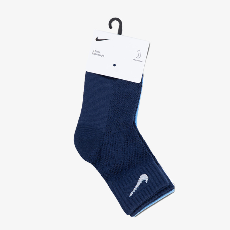 NIKE Чорапи NHG 3PK DROP NDL MICRO CREW SO 