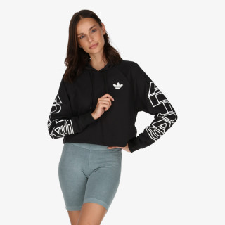 adidas Суитшърт CROPPED LETTER HOODIE 