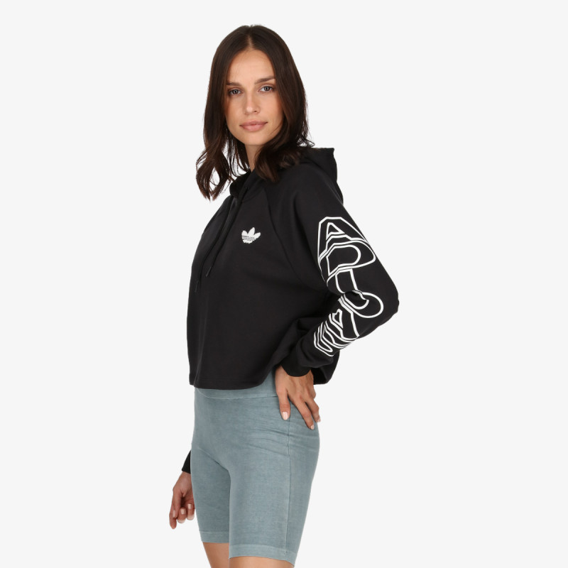 adidas Суитшърт CROPPED LETTER HOODIE 