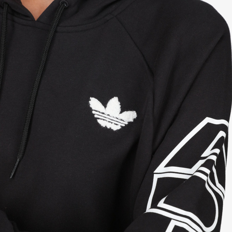 adidas Суитшърт CROPPED LETTER HOODIE 