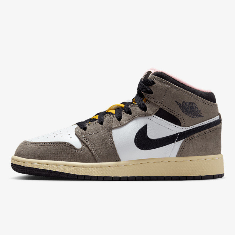 NIKE Спортни обувки AIR JORDAN 1 MID SE BG 