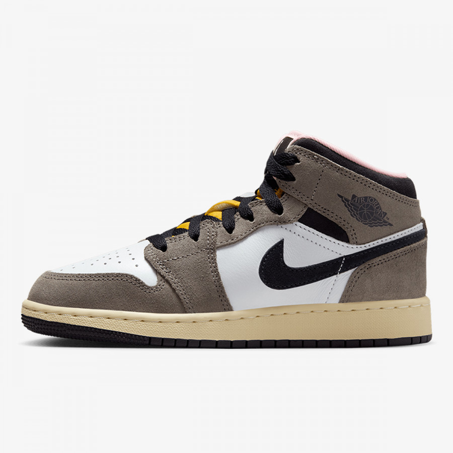 NIKE Спортни обувки AIR JORDAN 1 MID SE BG 