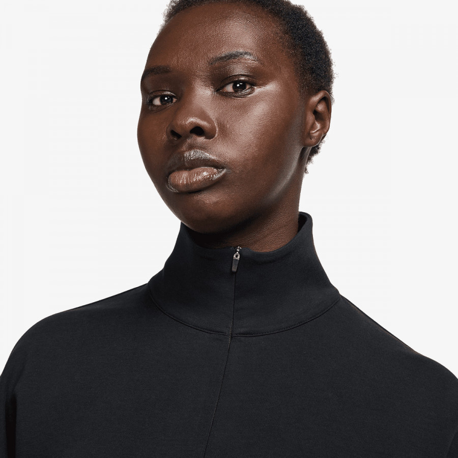 NIKE Блуза с дълъг ръкав W NK 24.7 DF HZ TOP SOFT KNIT 