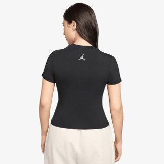 NIKE Тенискa W J FLT SS TMID GFX TEE CHN 