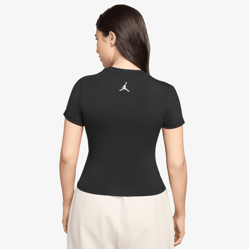NIKE Тенискa W J FLT SS TMID GFX TEE CHN 