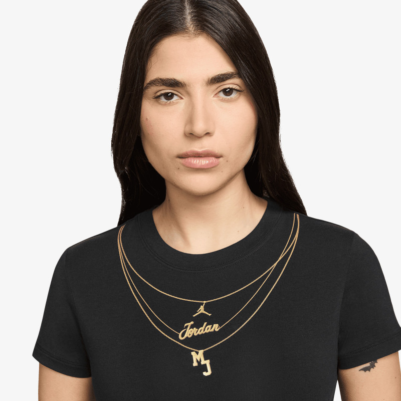 NIKE Тенискa W J FLT SS TMID GFX TEE CHN 