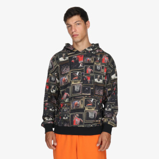 NIKE Суитшърт M J BRK AOP FLC PO LB 