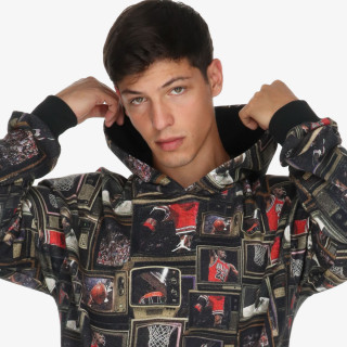 NIKE Суитшърт M J BRK AOP FLC PO LB 