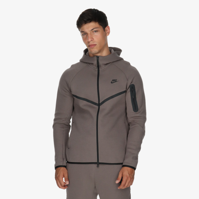 NIKE Суитшърт M NK TCH FLC FZ WR HOODIE 