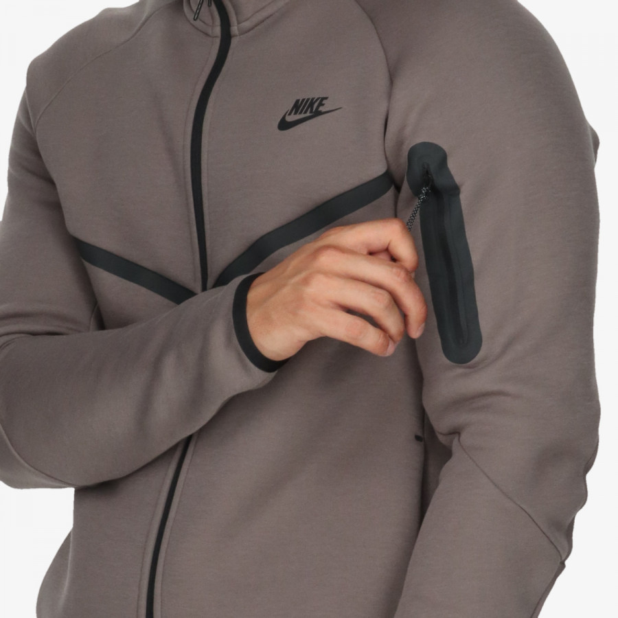 NIKE Суитшърт M NK TCH FLC FZ WR HOODIE 