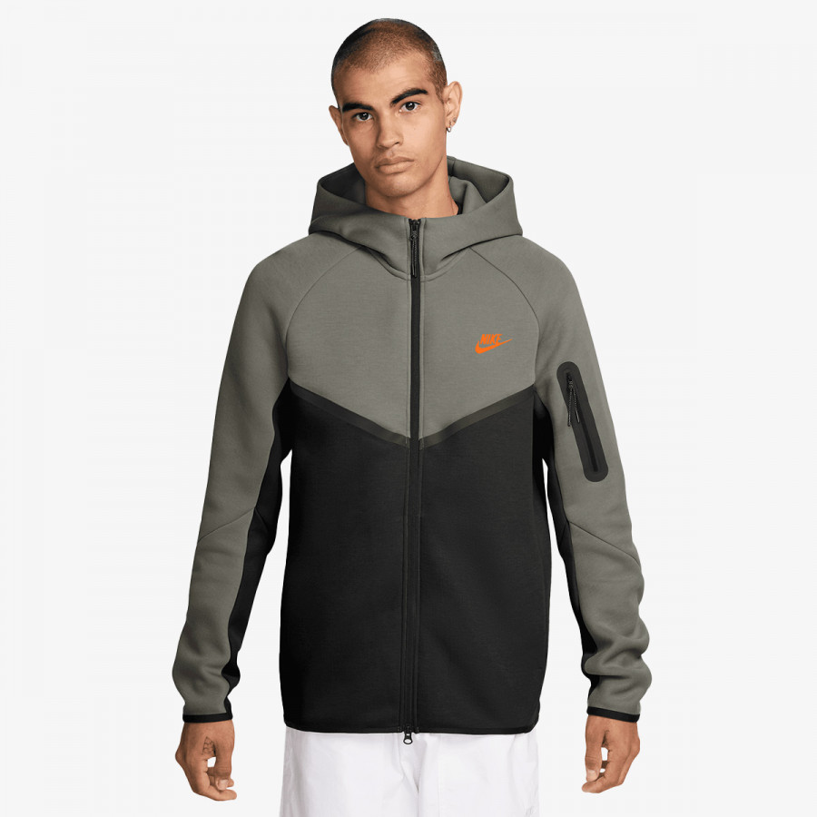 NIKE Суитшърт M NK TCH FLC FZ WR HOODIE 