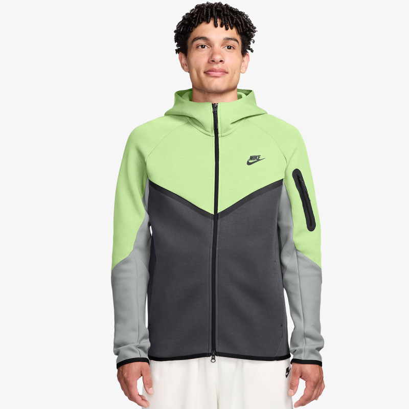 NIKE Суитшърт M NK TCH FLC FZ WR HOODIE 