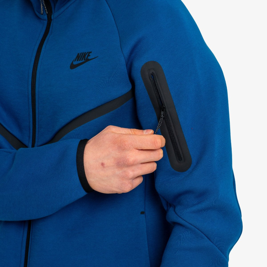 NIKE Суитшърт M NK TCH FLC FZ WR HOODIE 
