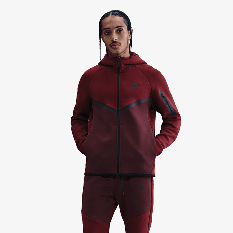 NIKE Суитшърт M NK TCH FLC FZ WR HOODIE 