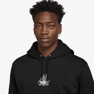 NIKE Суитшърт M NK CLUB BB HDY RUN REISSUE 