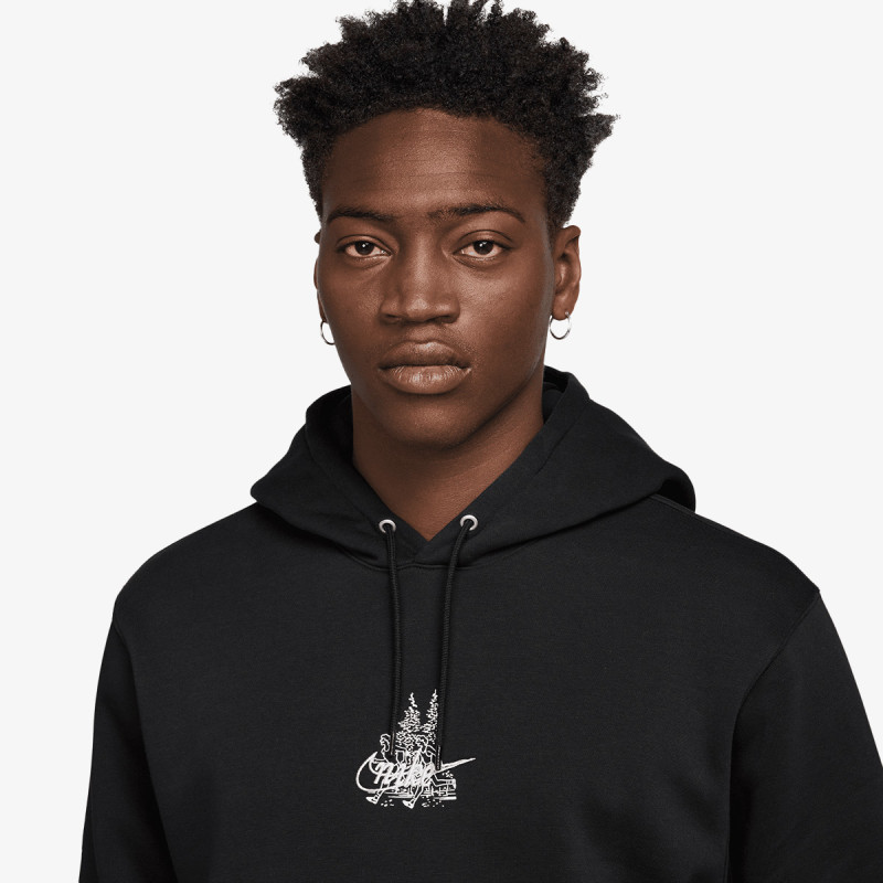 NIKE Суитшърт M NK CLUB BB HDY RUN REISSUE 